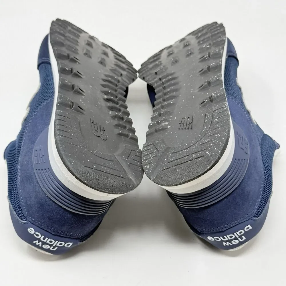 New Balance 515 Sneakers Mens 11.5 4E Wide Blue White Suede Mesh Running Shoes